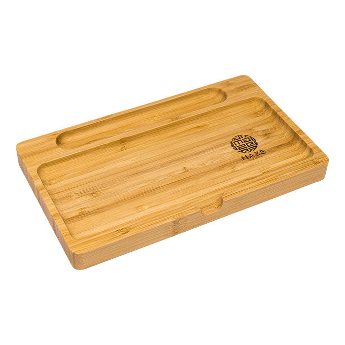 All Products Maze - 10" x 6" Classic Bamboo Rolling Tray Rolling Tray