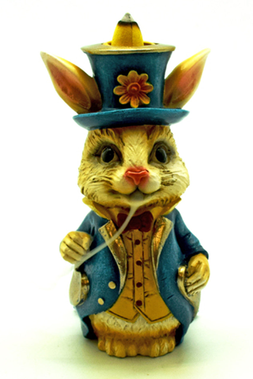 All Products Alice in Wonderland Rabbit Backflow Cone Incense Burner 6.25”