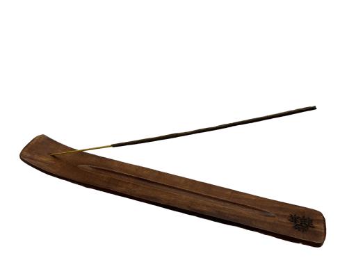 ZenN - Brown Sheehsam Wood Tree Of Life Incense Ash Catcher