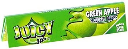 All Products Juicy Jay's King Size Slim Green Apple Flavoured Rolling Papers