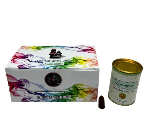 All Products Goloka Backflow Cones - Lemon Grass Backflow Incense 24 Cones