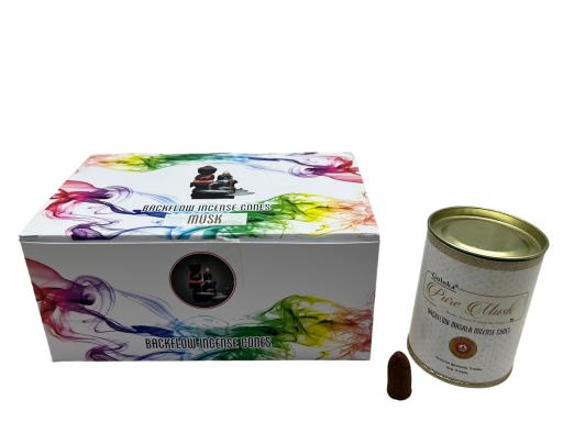 All Products Goloka Backflow Cones - Musk Backflow Incense 24 Cones