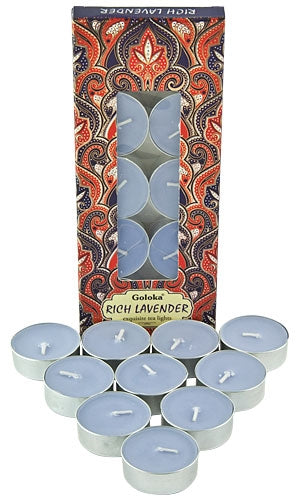 All Products Goloka - Rich Lavender 10pk, 11g Tea Light Candle
