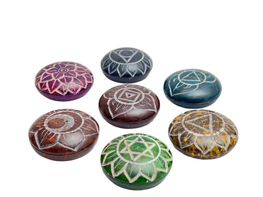 ZenN - Seven Chakras Pebble Ash Catcher