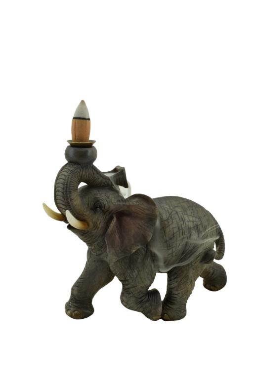 All Products ZenN - Elephant Backflow Incense Burner 1.5x2.8x9.9"