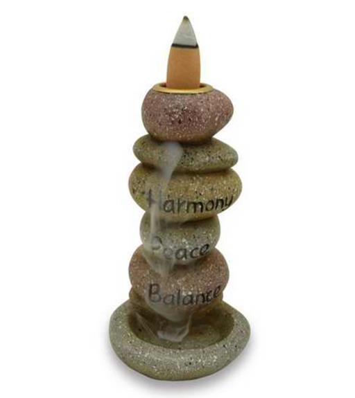 All Products ZenN - Big Rock Tower Carved Backflow Incense Burner 4.3x3.7x7.3β