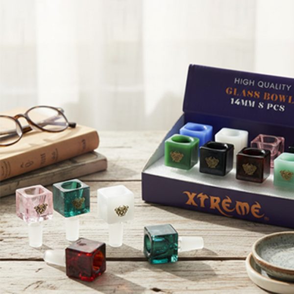 All Products Xtreme - 14mm Square Shape Glass Bowl