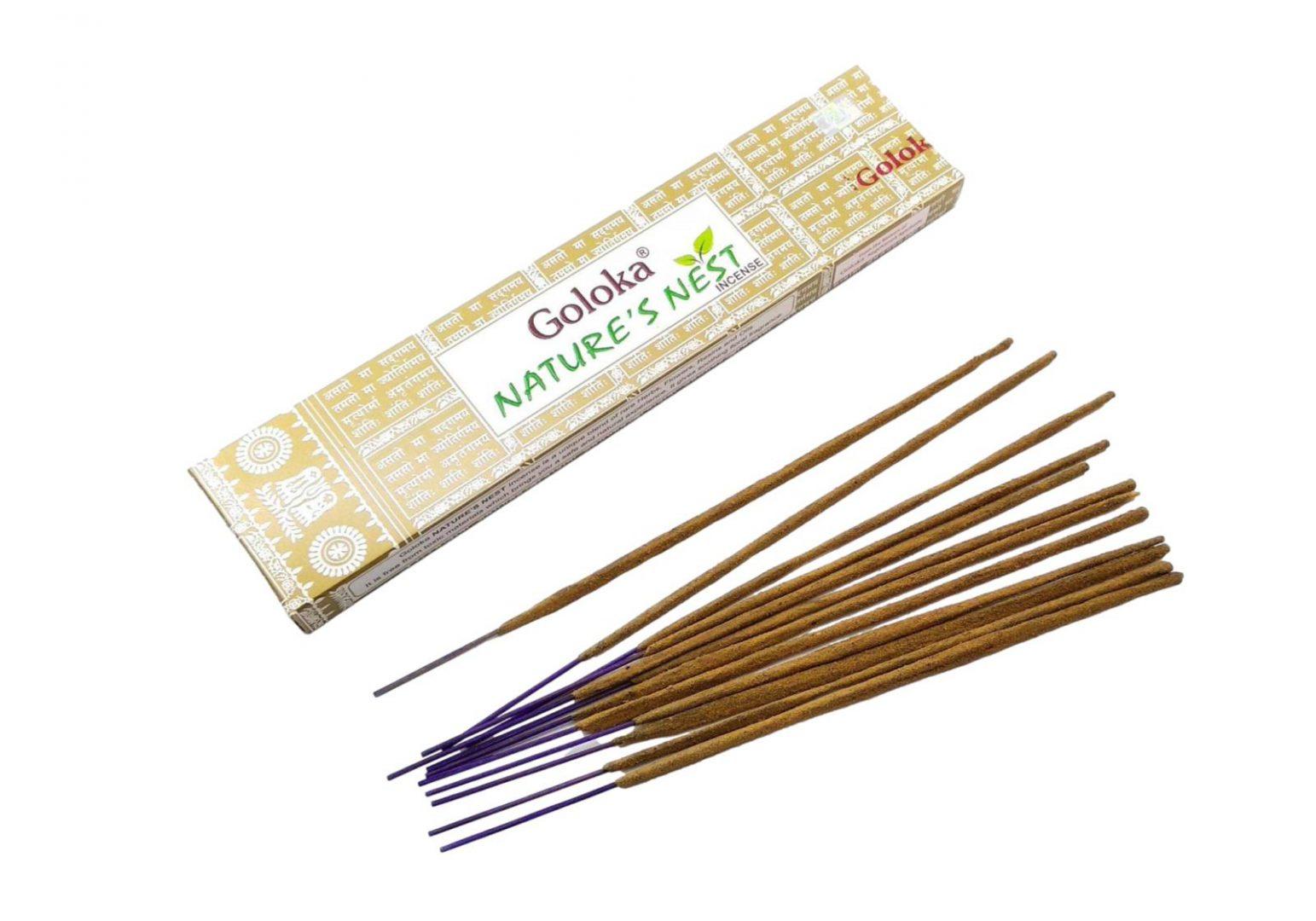 All Products Goloka β Nature's Nest 9β³ Incense Sticks (15g)