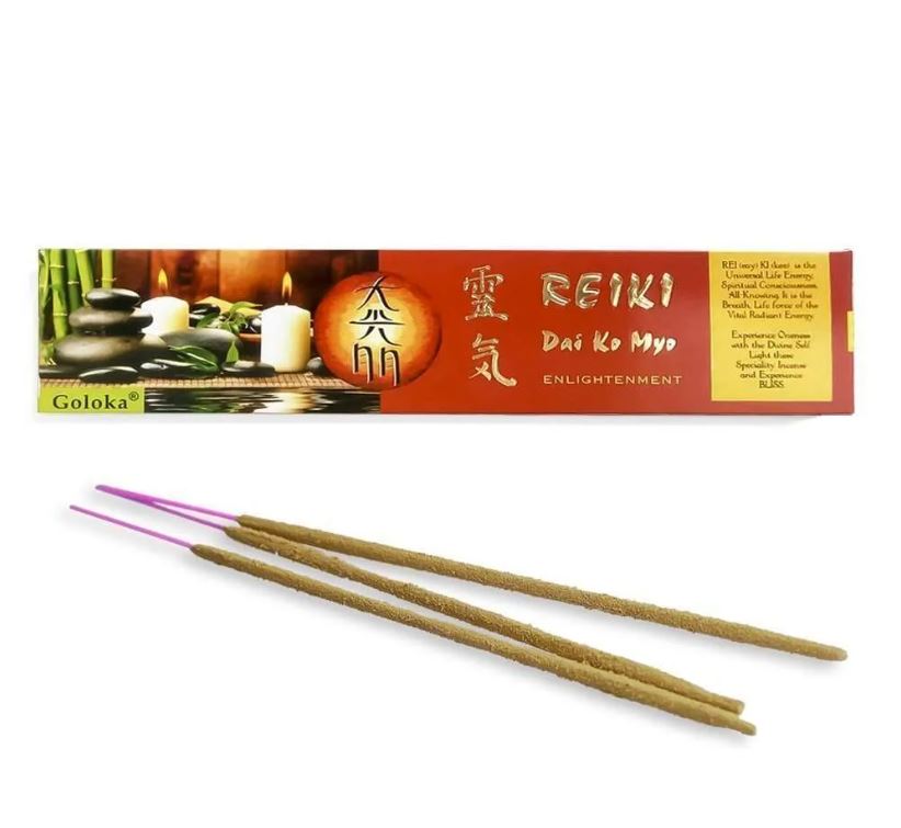 All Products Goloka β Reiki Dai Ko Myo (Enlightenment) 9β³ Incense Sticks (15g)
