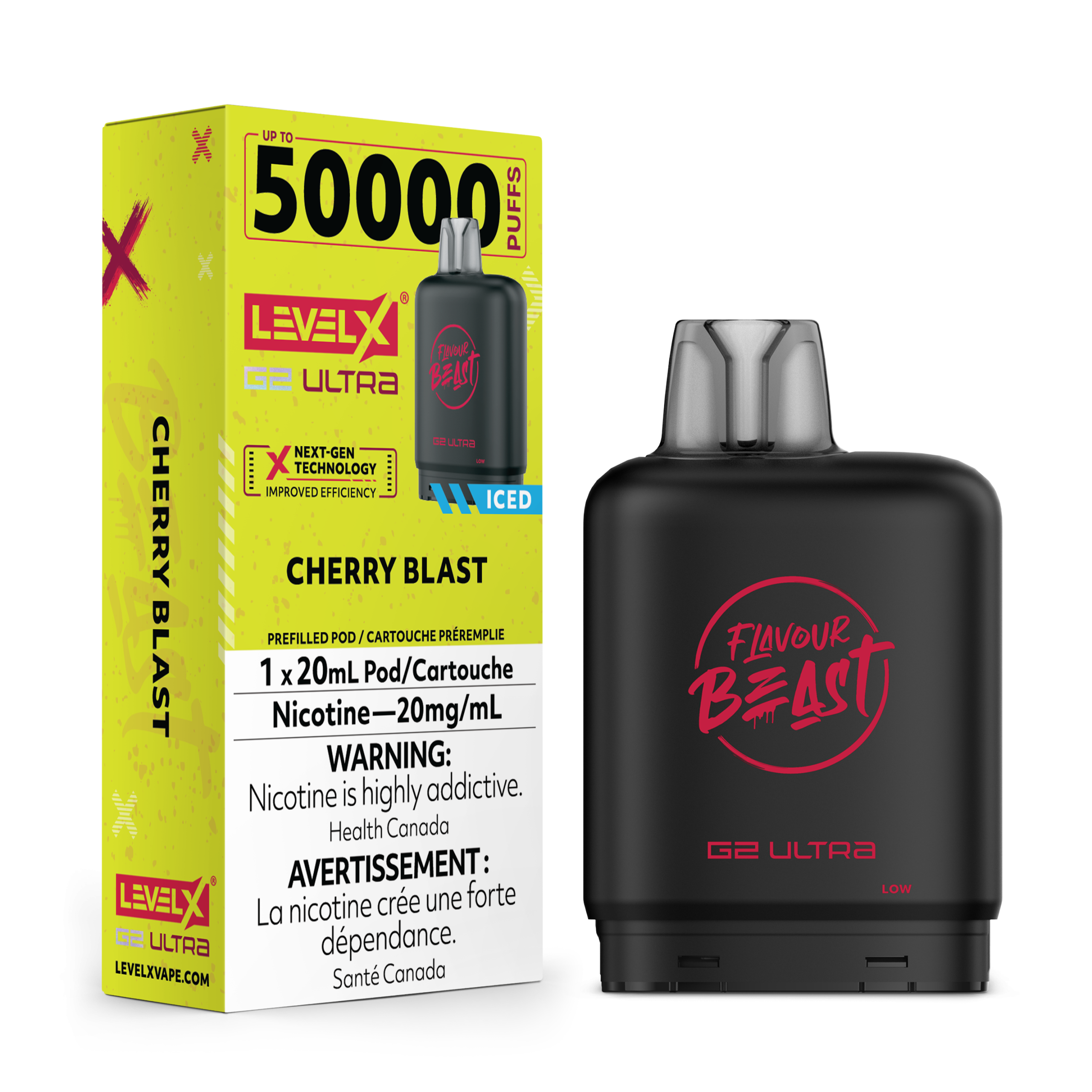 Flavour Beast Level X G2 Ultra Replacement Pod 20mL