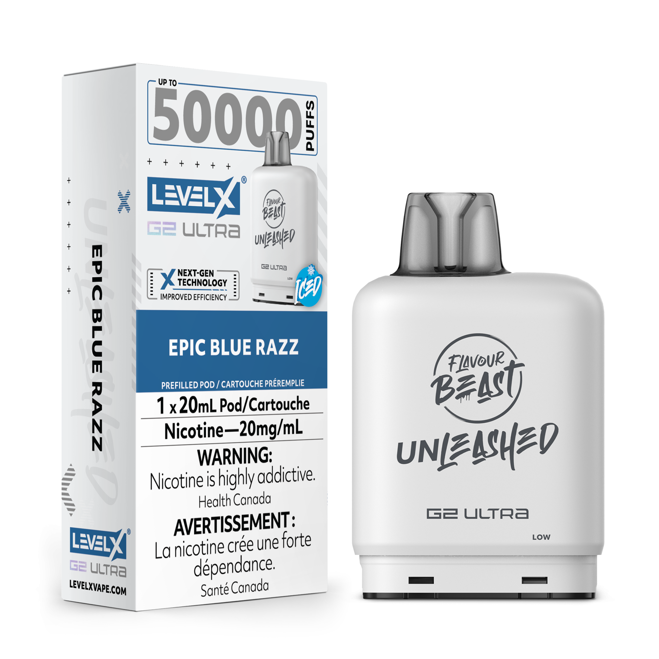 Flavour Beast Unleashed Level X G2 Ultra Replacement Pod 20mL