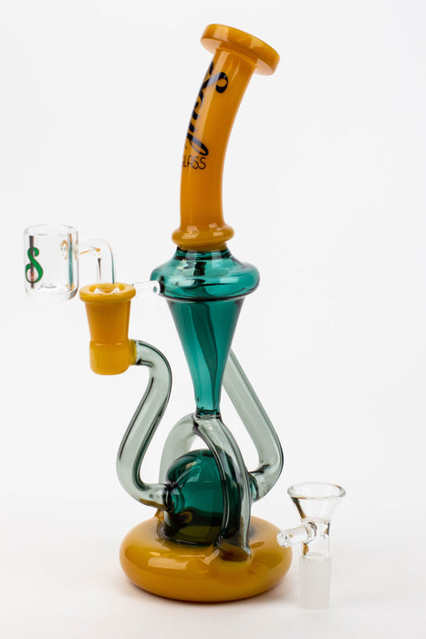 SOUL Glass 10" 2-in-1 Recycler Dab Rig