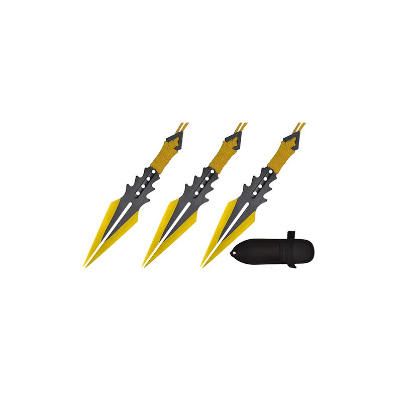 Sting Trio Split Blade Throwing Knife Set