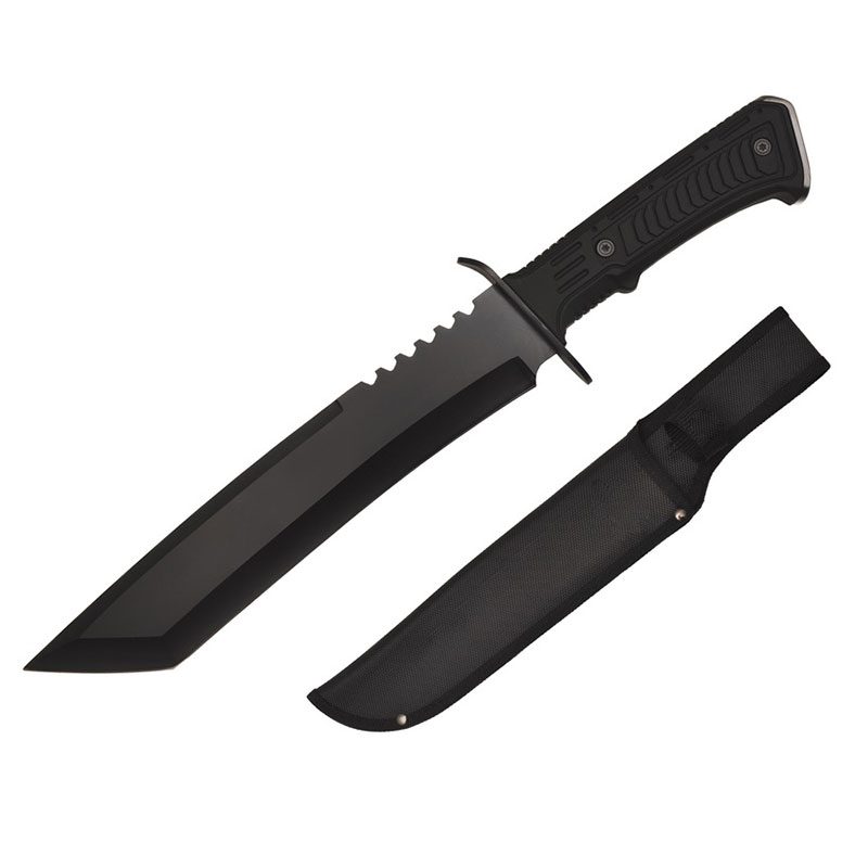 All Products 15β³ Full Tang Rubber Grip Fighting Machete - Shadow Fang Edition
