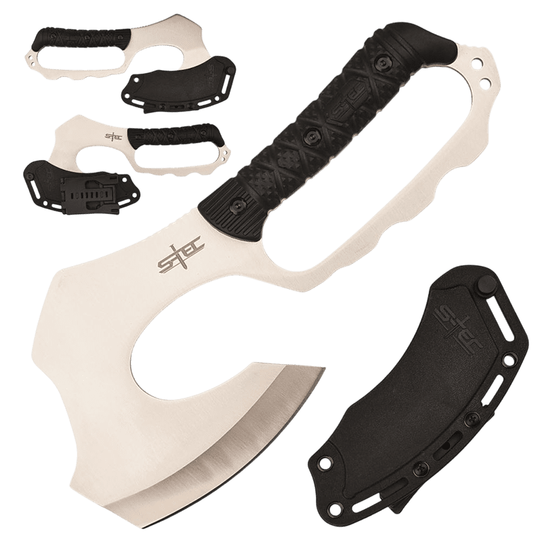 All Products S-TEC 10.5β³ Fixed Blade Full Tang Axe w/ ABS Sheath