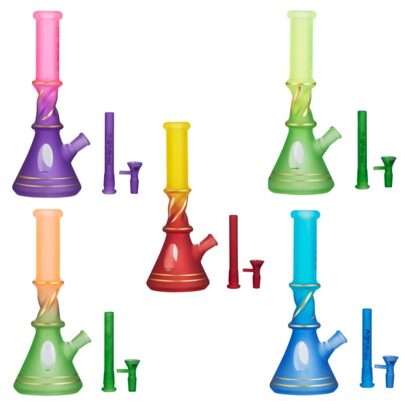 All Products Xtreme - 12" Colour Craze Neon Spiral Bong