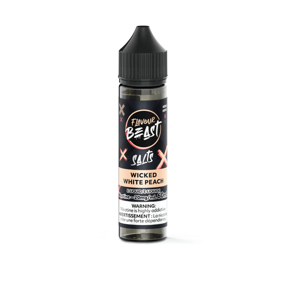 All Products Flavour Beast E-Liquid 60mL Salts - Wicked White Peach