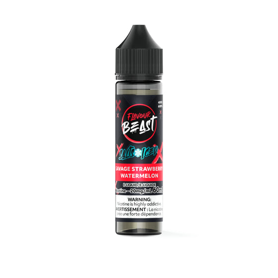 All Products Flavour Beast E-Liquid 60mL Salts - Savage Strawberry Watermelon