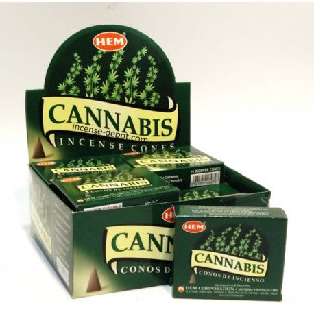 HEM - Cannabis Incense Cones (10 Cones)