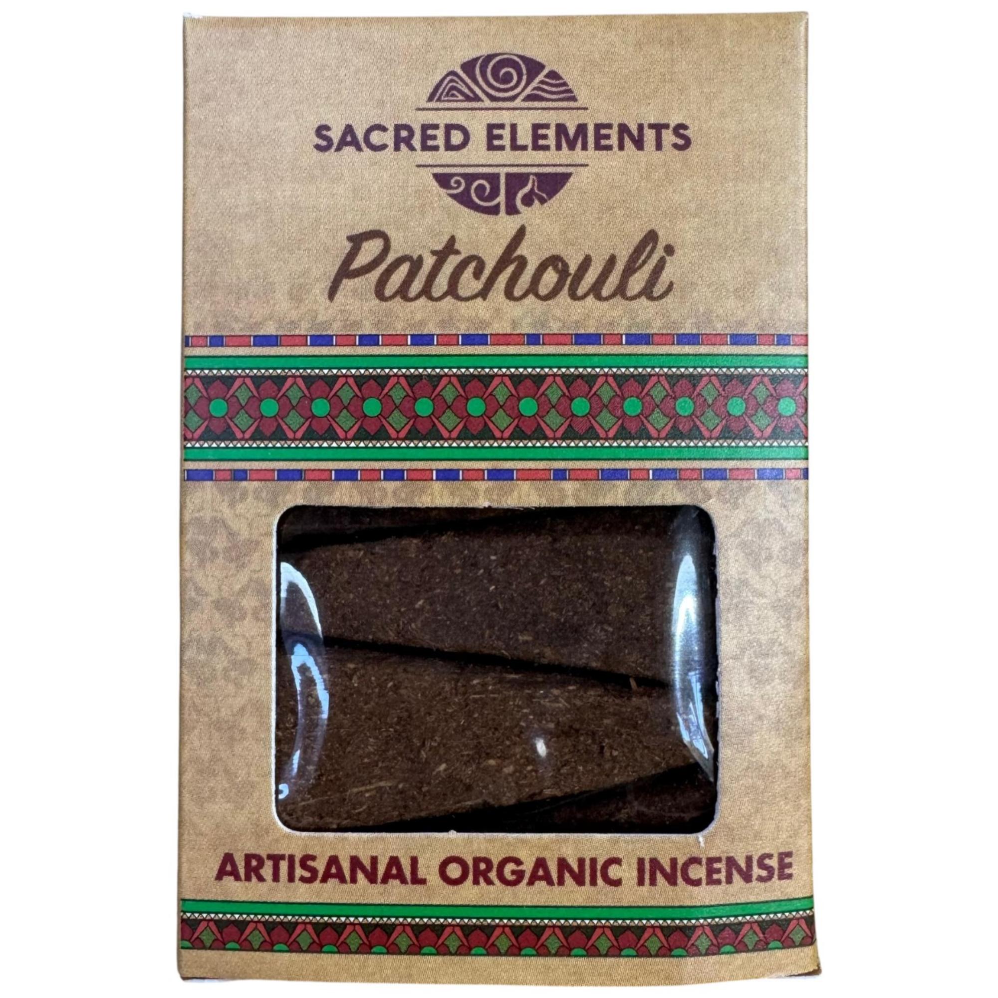 All Products Sacred Elements - Patchouli Organic 5 Incense Cones