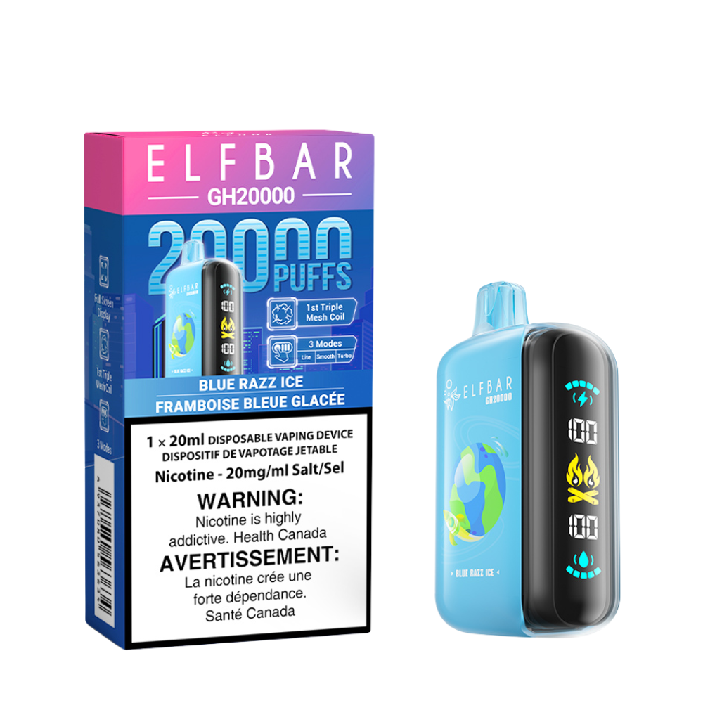 ELF Bar Rechargeable Disposable Vape GH20000 Puff Elfbar 20ml