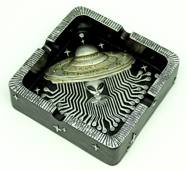 4.5″ Alien Ship Circuit Ashtray