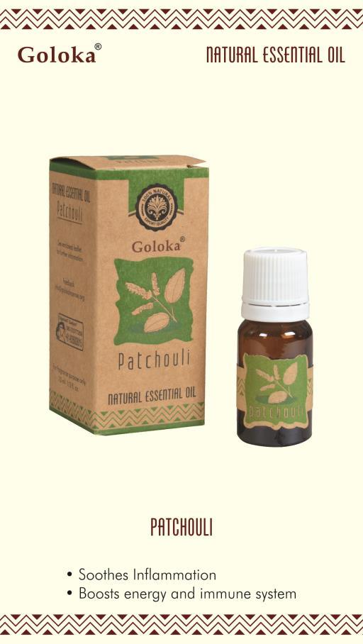 Goloka – Patchouli Natural & Undiluted Essential Oil 10ml