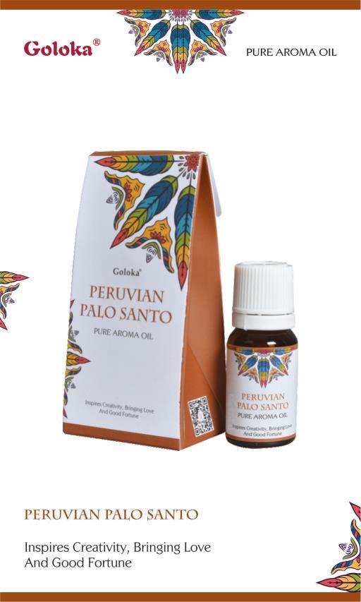 Goloka Peruvian Palo Santo Aroma Oil 10Ml