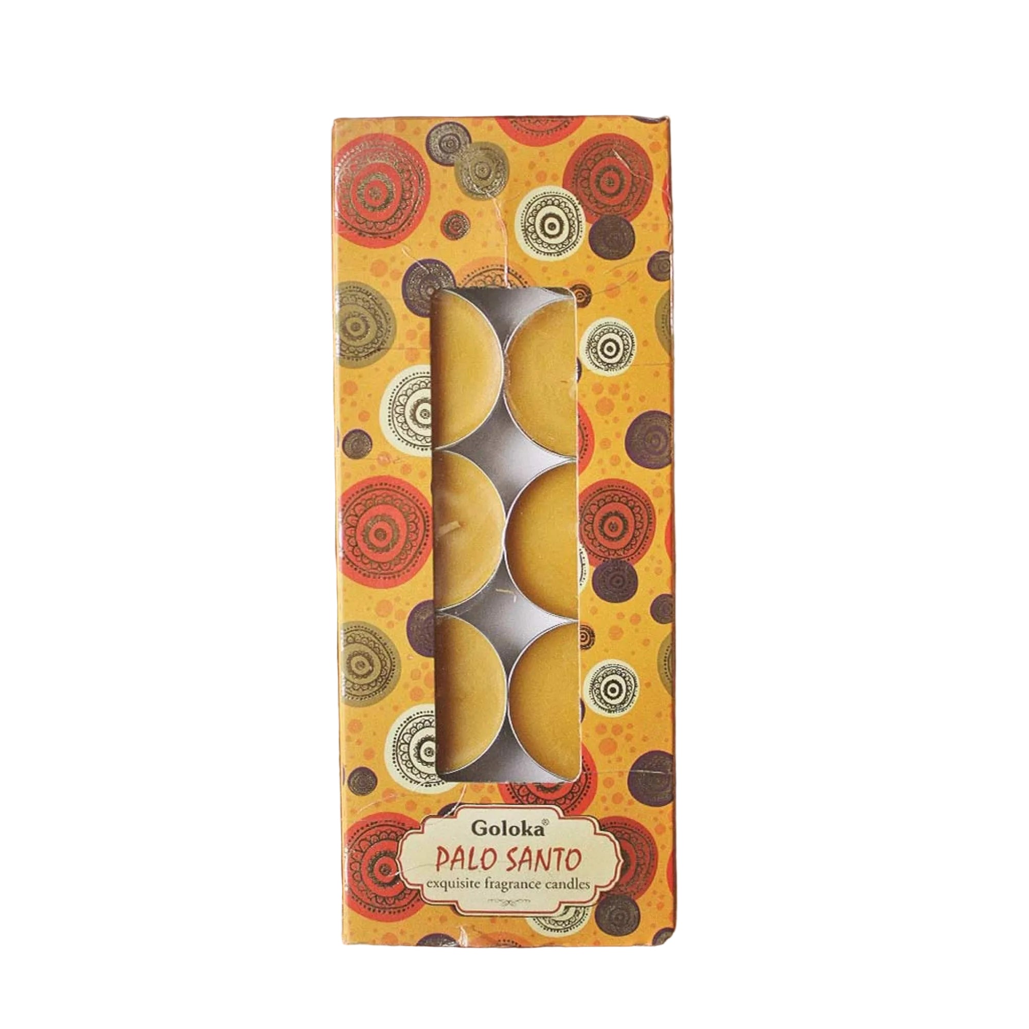 Goloka – Palo Santo 10pk, 11g Tea Light Candle