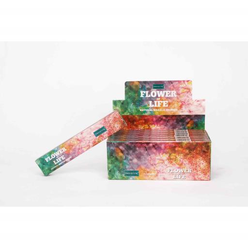 Nandita - Flower Of Life Incense Natural & Organic Hand-rolled Masala Incense Sticks 15g