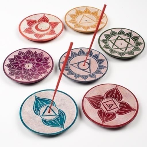ZenN - Seven Chakras Round Ash Catcher