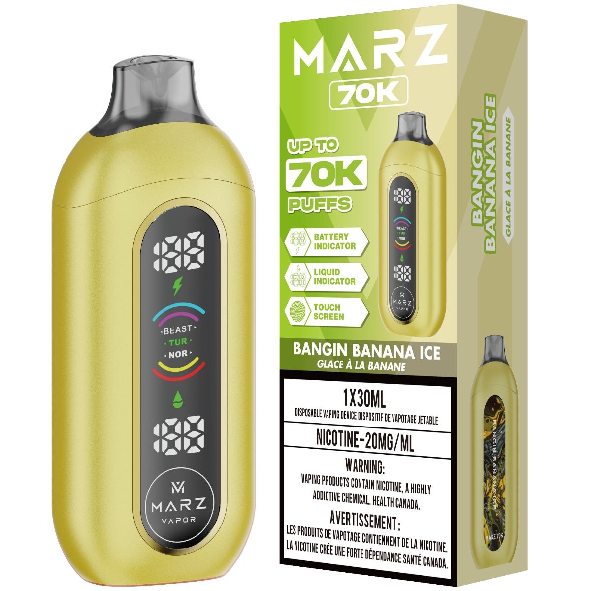 [CLEARANCE] Marz 70k Puff Disposable Vape 30mL