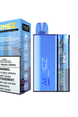 airmez bomb blue razz 20k