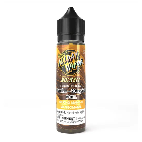 ALLDAY VAPOR AMPED 60mL – Mucho Mang-o