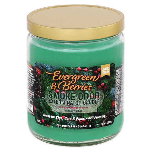 All Products Smoke Odor - 13oz Evergreen & Berries Candle