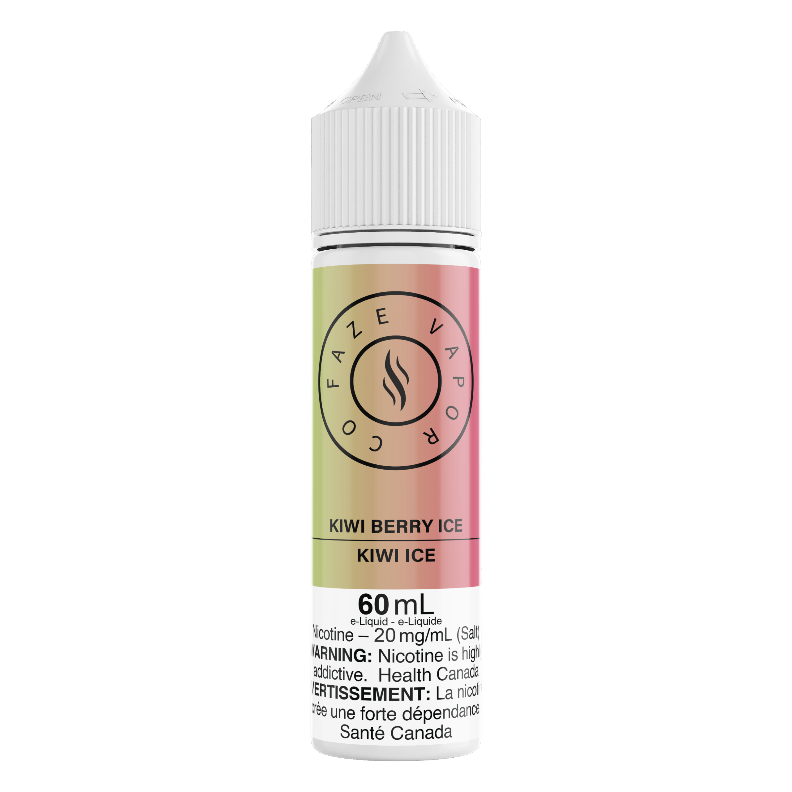 Faze Vapor Co 60mL Salts – Kiwi Berry Ice