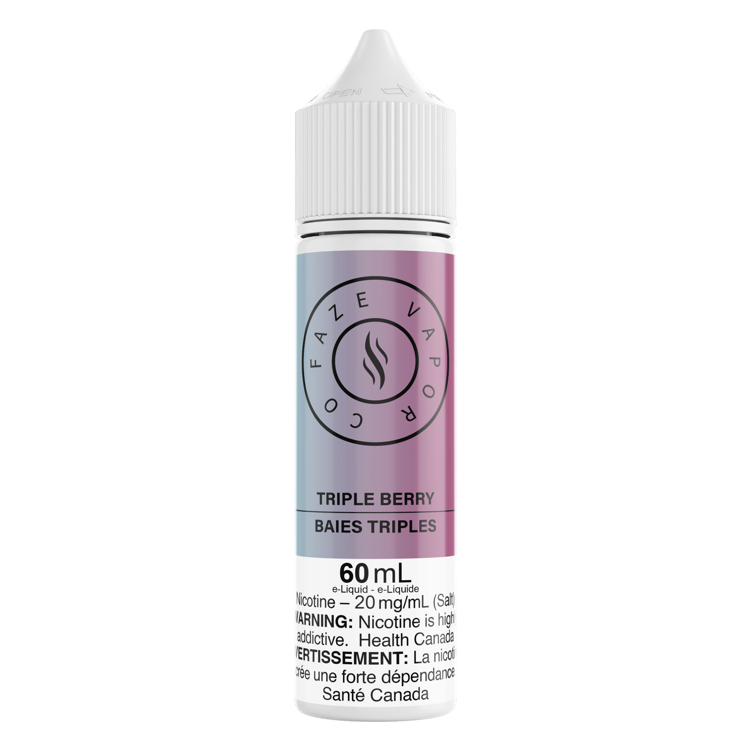 Faze Vapor Co 60mL Salts – Triple Berry