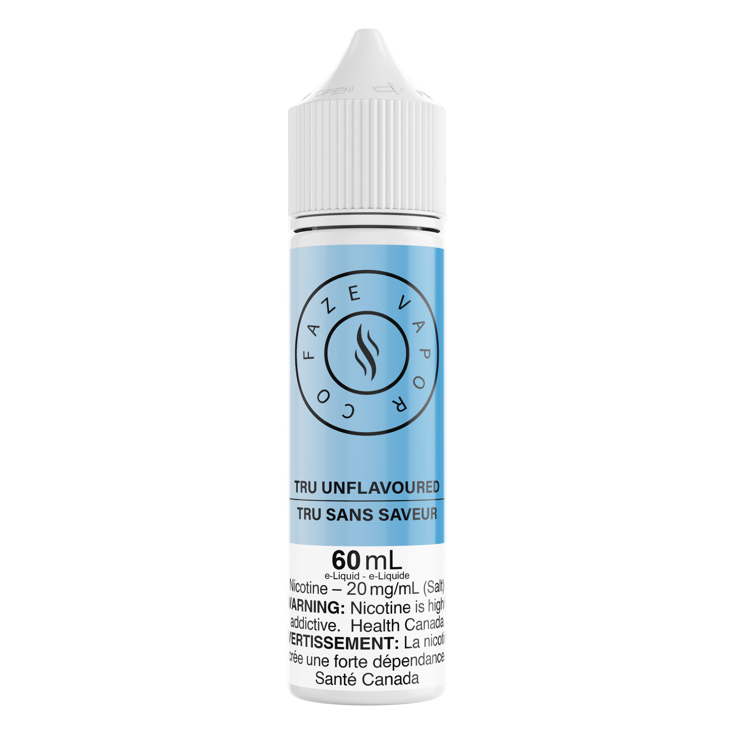 Faze Vapor Co 60mL Salts – Tru Unflavoured