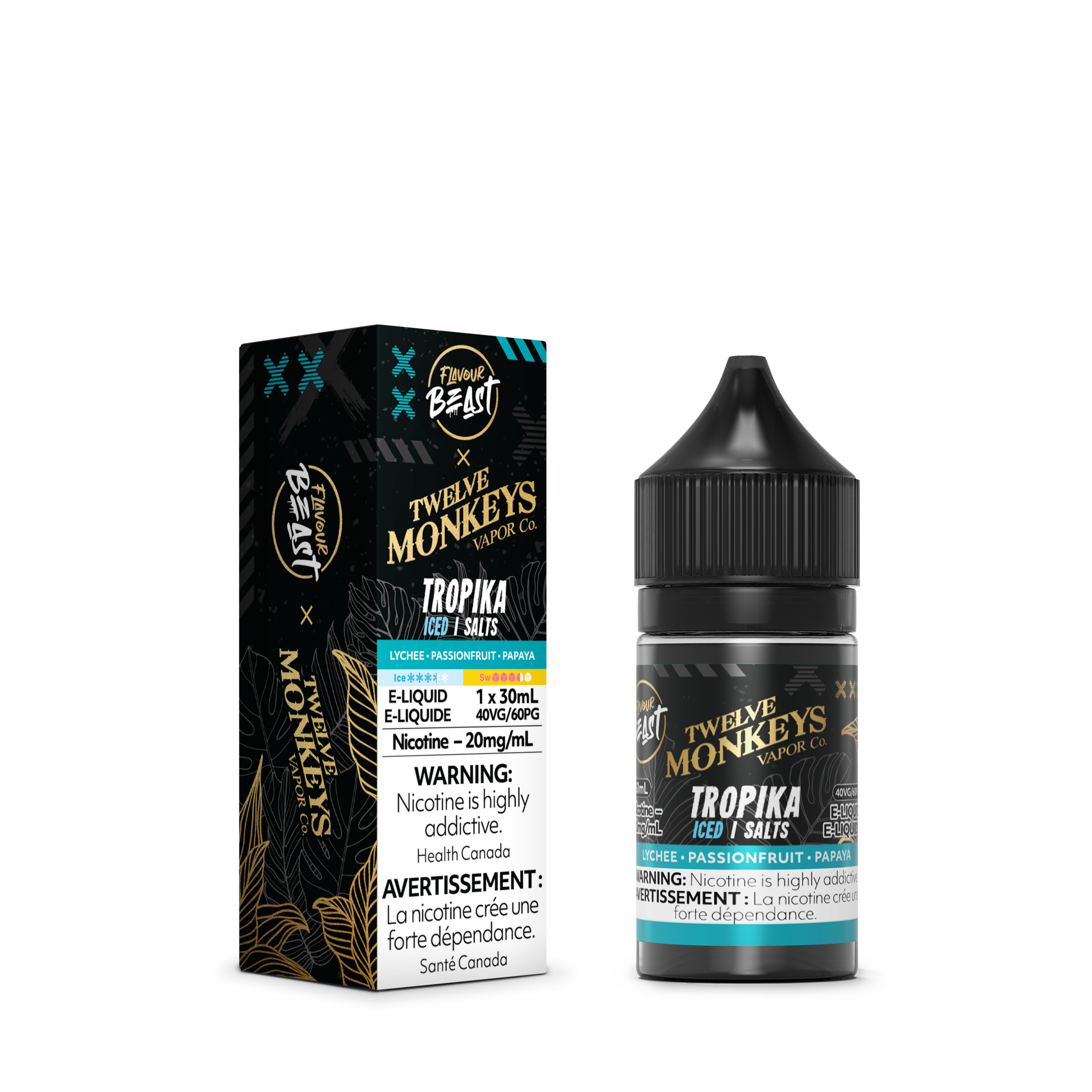 Flavour Beast x Twelve Monkeys E-Liquid - Tropika Iced