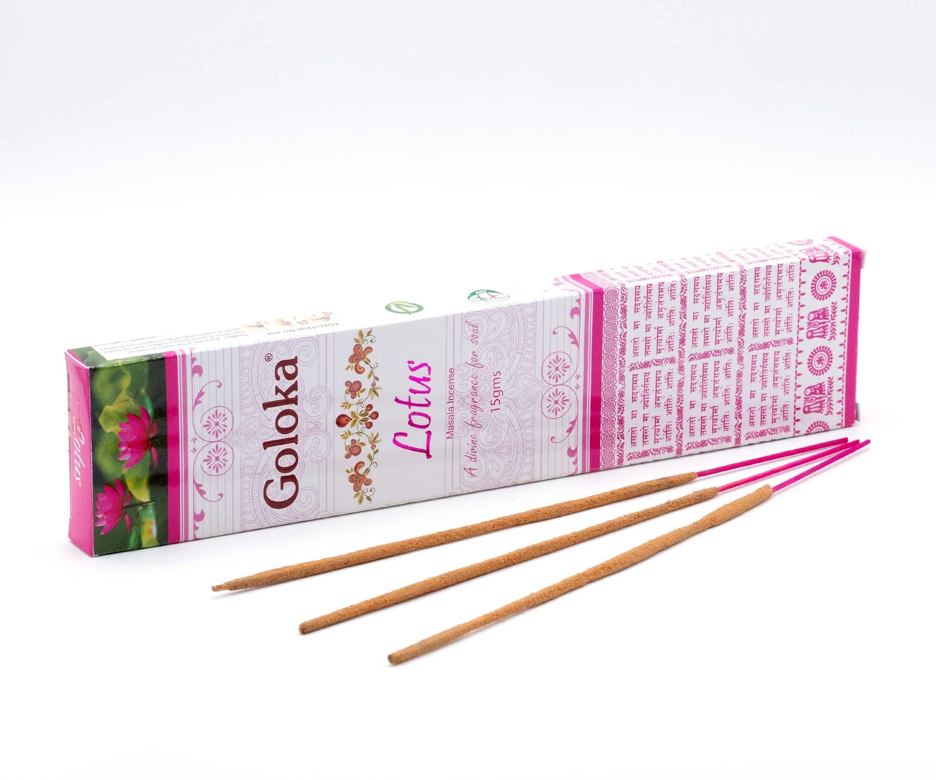 All Products Goloka – Lotus 9″ Incense Sticks (15g)
