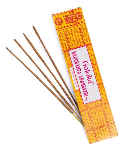 All Products Goloka β Nag Champa 9β³ Incense Sticks (15g)