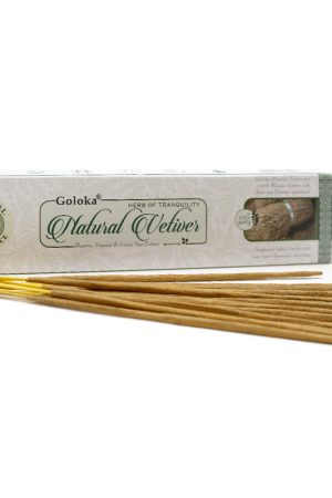 goloka natural vetiver stick incense