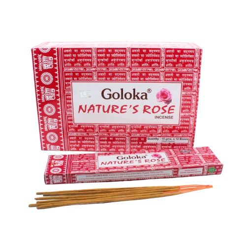All Products Goloka β Natureβs Rose 9β³ Incense Sticks (15g)