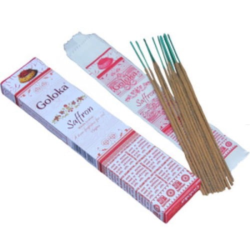 All Products Goloka – Saffron 9″ Incense Sticks (15g)