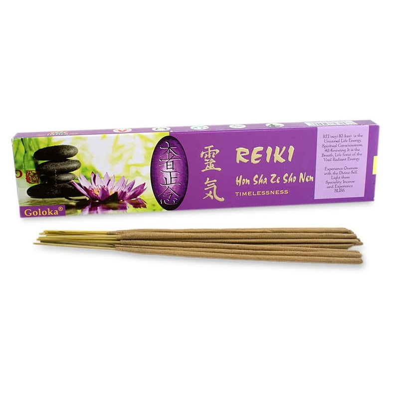 All Products Goloka β Reiki Hon Sha Ze Sho Nem (Timelessness) 9β³ Incense Sticks (15g)