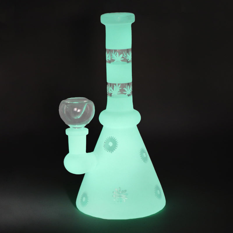 Infyniti 8" Glow In The Dark Printed Bong