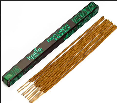 ispalla organic palo santo rosemary 9 incense sticks 10 pack 9