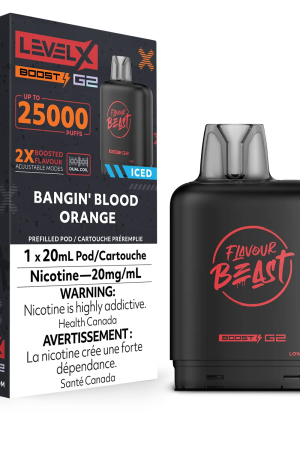 levelx boost g2 flavourbeast banginbloodorange