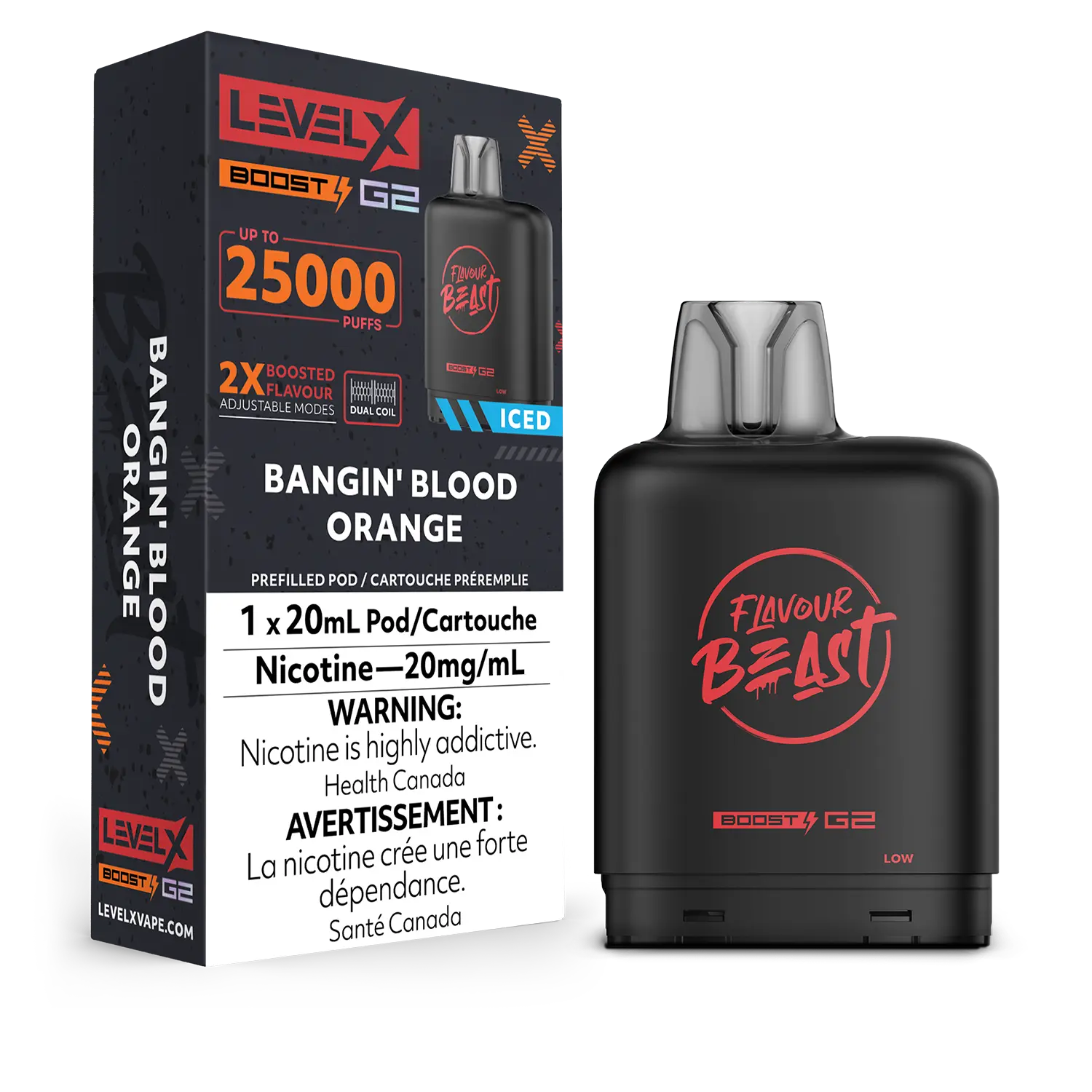Flavour Beast Level X G2 Boost Replacement Pod 20mL