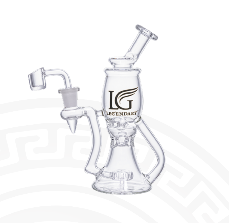 Legendary 8” Recycler Dab Rig